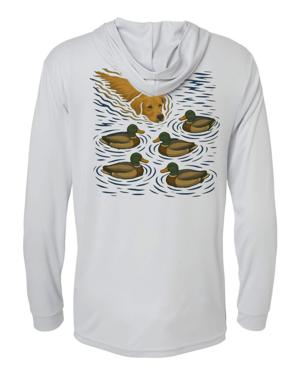 Quickcoys Performance Hooded Long Sleeve T-shirt